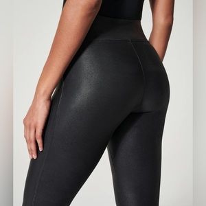 SPANXshape™ Faux Leather Leggings